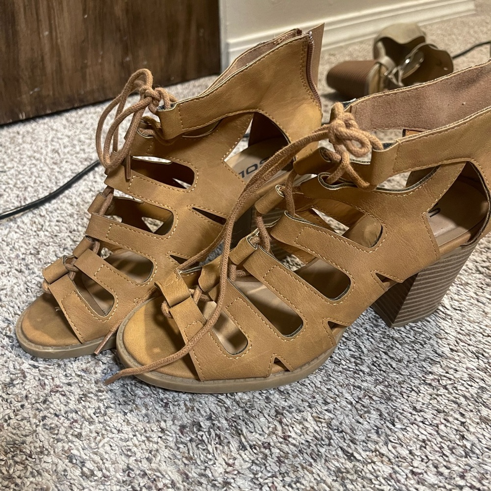 Brown heels